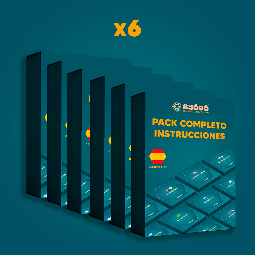 PACK COMPLETO INSTRUCCIONES BYŌDŌ® (6 JUEGOS)  MEGAPACK (X6)